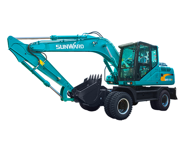 SWE150W transmisión mecánica excavación minería Excavadora mediana