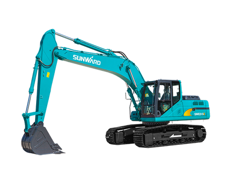 Excavadora mediana para minería de construcción de alta eficiencia SWE215E-3H