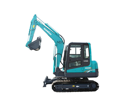 Excavadora mediana para minería de construcción sobre orugas completamente hidráulica SWE60E