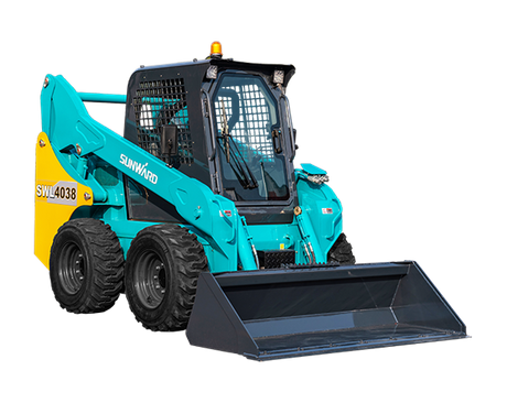 Cargador de cortacésped de giro cero con control remoto SWL4038 ir