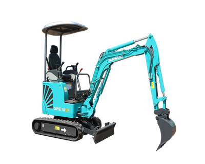 SWE18UF miniexcavadora agrícola de micro excavación